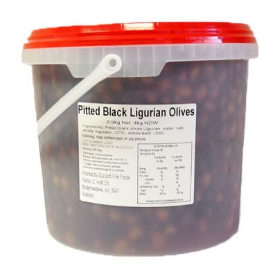 [GUZOLLIGPIT5KG-UC2] Guzzardi- Pitted Ligurian Olives 5kg