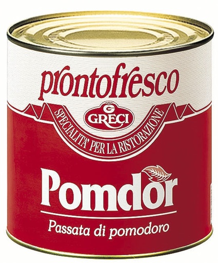 [GREPROTOMPAS2.5-U] Prontofresco Pomdor Tomato Passata 2550gm