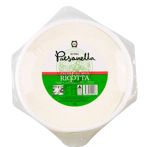 [PAERICPURFUL2-UC4] Paesanella- Ricotta (Pure Milk) 2kg