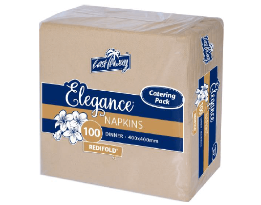 [NAPKINS/KRAFT-B] Quilted Dinner Gt Kraft Brown x 1000