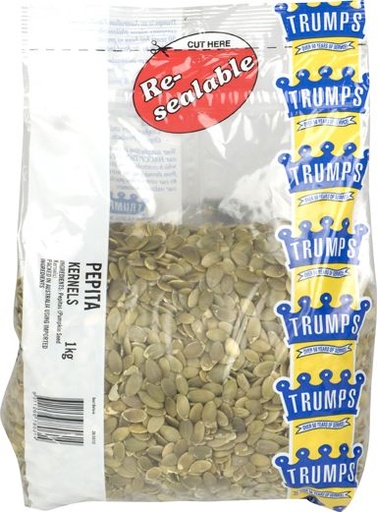 [PEPITAS-U] Raw Pepitas (Pumpkin Seeds) 1kg
