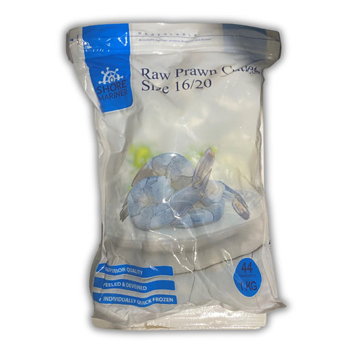 [PRAWNS-RAW-16/20-UC10] Raw Vannamei 16/20 Prawn Cutlets 1kg