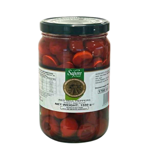 [SAPPEPPERBELLS/2KG-U] Sapore- Red Baby Bell Peppers 1550g