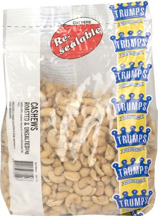[CASHEW/UNSALT-U] Roasted Cashews Unsalted 1kg