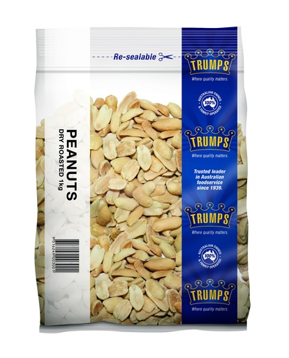 [PEANUTS/ROASTED-U] Roasted Unsalted Peanuts 1kg
