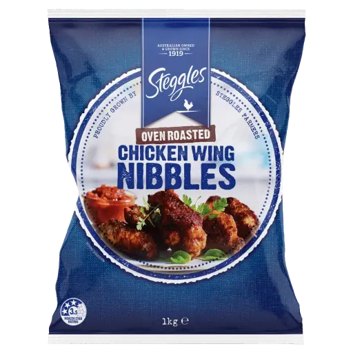 [STEG56357-UC6] Steggles Roasted Wing Things 1kg