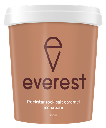 [ICECREAM500ML-CAR-B] Rockstar Rock Salt Caramel Ice Cream 500ml x 6