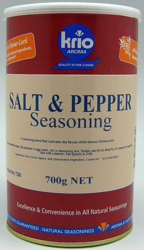 [SALTPEPPER] SALT AND PEPPER SEASONING 700GM
