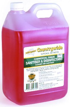 [SANITISER5LT-UC4] Sanitiser & Disinfectant 5Lt