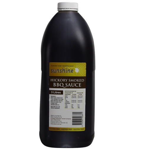 [SUNSMOBBQ-UC4] Sunshine- Smokey Barbeque Sauce 3Lt