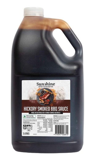 [SUNSMOBBQ-UC4] Sunshine- Smokey Barbeque Sauce 3Lt