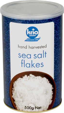[SALT/KRIO/SMOKEY-U] Smoked Sea Salt Flakes 1.2kg