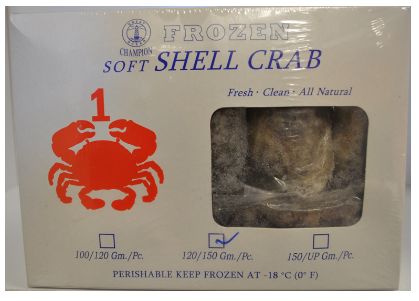 [CRAB/SOFTSHELL-UC9] Soft Shell Crab 60/80 900g