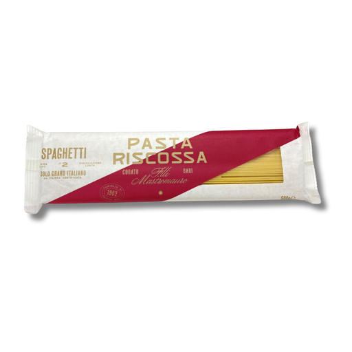 [RISCOSSA/00092-B] Riscossa- Spaghetti Bronze Die Pasta 20x500g (00092C)
