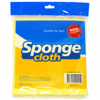 [SPONGECLOTH-U] NAB Clean Sponge Cloth 6 Pack