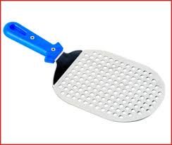 [GI-AC-STP81F-U] Stainless Steel Oval Perforated Peel 17.5x21cm