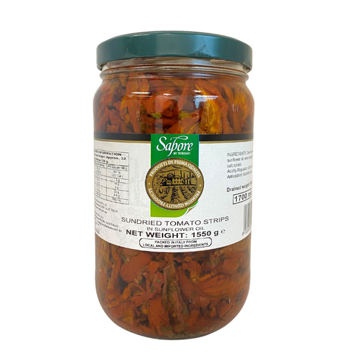 [SAPSDT2KG-UC6-UC6] Sapore- Sundried Tomato Strips 1550g