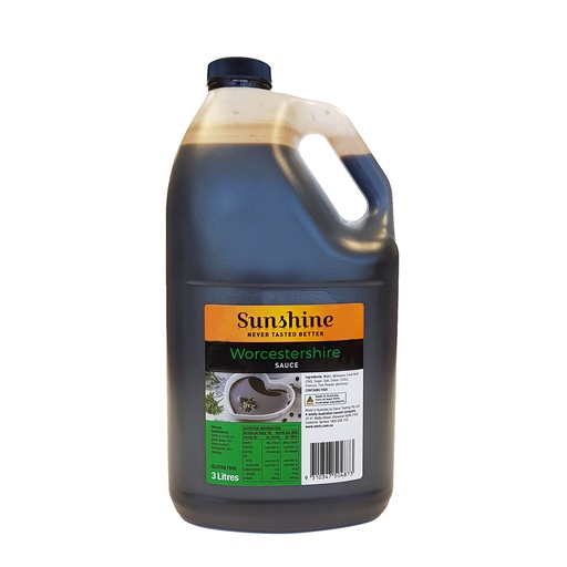 [SUNWORSAU-UC4] Sunshine- Worcestershire Sauce 3Lt
