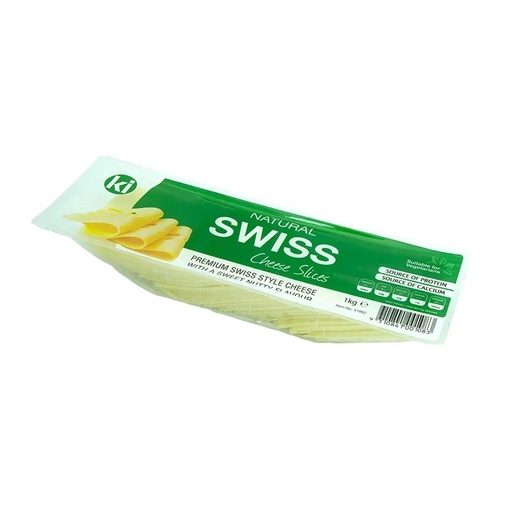 [KEBSWISLI141862-UC6] Kebia- Swiss Cheese Slices 1kg