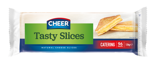 [CHEESE/SLICES-UC8] Cheer- Tasty Cheese Slices 96 Piece 1.5kg