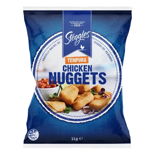 [STEG56280-UC6] Steggles Tempura Nuggets 1kg