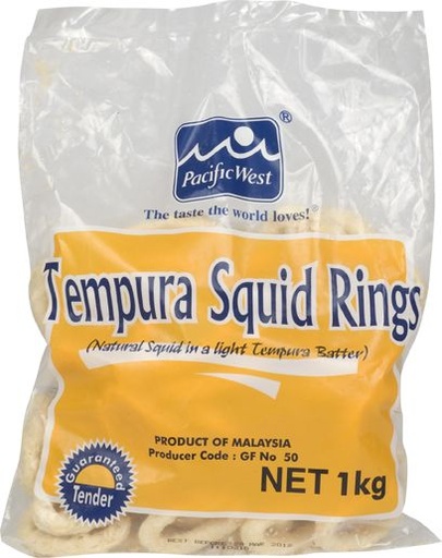 [SQUID/TEMPURA-UC5] Tempura Squid Rings 1kg