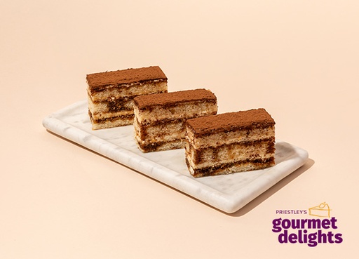 [PRITIRSLI1321-UC4] Priestley's- Tiramisu Slice 15 Cut