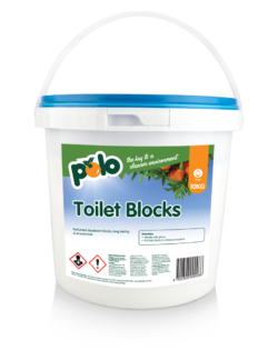 [TOILBLK4KG-UC4] Polo Citrus Toilet Blocks 4kg