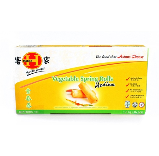 [SPRINGROLLS-UC8] Vegetable Spring Rolls 36x50gm