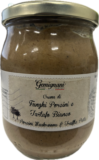 [GEMWHITRUPORPAS500-UC6] Gemignani- White Truffle & Porcini Paste Cream 500g