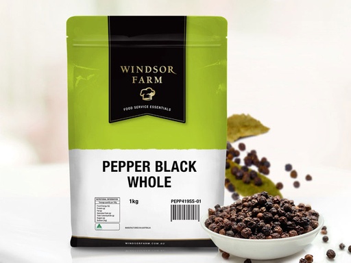[PEPPER/WHOLE-UC10] Whole Black Pepper 1kg
