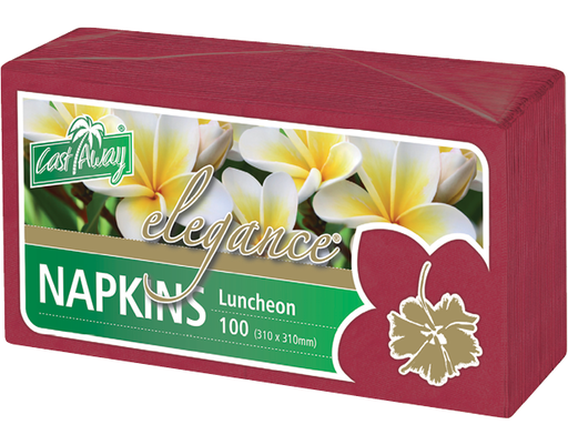 [NAPKIN2PLYWINER-B] Wine Red Lunch Napkin x 1000