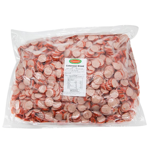 [ZAMCABSLI-UC5] Zammit- Cabanossi Sliced 3kg