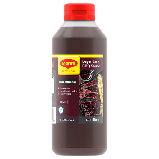 [MAGGI002-UC6] Legendary Bbq Sauce 1Lt Squeeze Bottle